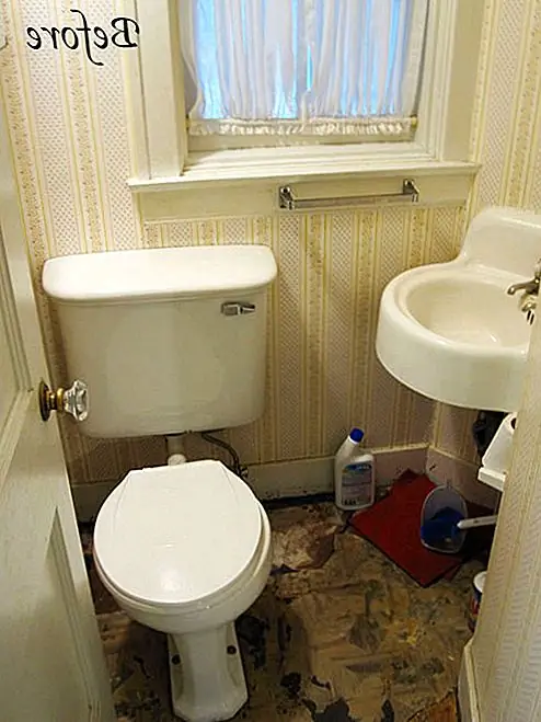 До и после уборки ванной