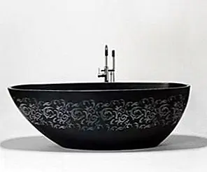 Деликатная овальная отдельно стоящая ванна