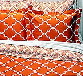Mimosa Реверсивные постельные принадлежности - оранжевые