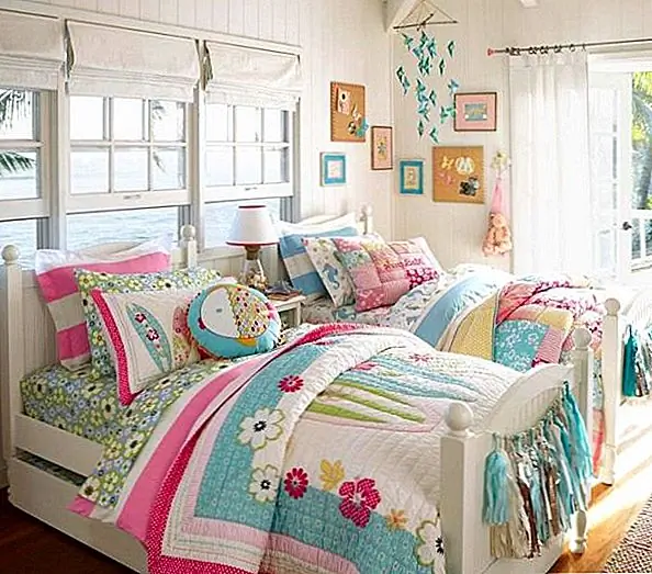 Цветные летние цветы стеганые постельные принадлежности для девочек