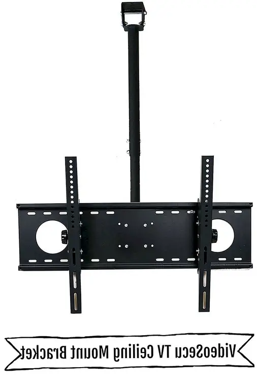 Этот кронштейн, установленный на потолке, вмещает большинство 37 "-60" ЖК-телевизоров и плазменных телевизоров с плоским экраном, хотя некоторые светодиодные экраны могут подниматься до 75 "для установки. Монтажные отверстия VESA размещены от монтажных отверстий от 200 × 200 до 680 × 460. Крепление имеет грузоподъемность до 110 фунтов.Он монтируется на плоских потолках и сводчатых потолках с регулируемым диапазоном высоты от 26 "до 35,4" от потолка. (Регулируемые приращения кажутся равными 1,5 "для максимальных параметров просмотра.) Это потолочное крепление предлагает не только передний и задний наклон, но также и регулировку панорамирования на 360 градусов для достижения идеального положения обзора из любого места в пространстве.