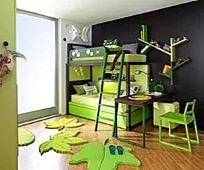 Экономия пространства и игривые двухъярусные кровати