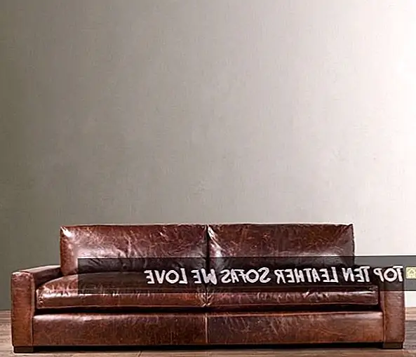 Десять кожаных диванов, которые мы любим