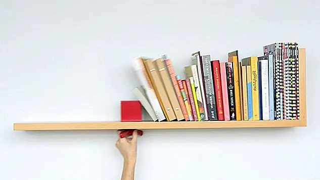 Книжная полка, которая держит ваши книги в вертикальном положении