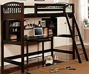 Двухъярусная кровать рабочей станции Dorena Twin