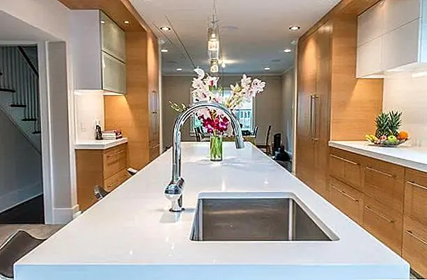 Остатки пищи и грязь - неудивительно, что кухонная раковина - одно из самых ярких мест в вашем доме. Изображение: Top Drawer Luxury Home Builder