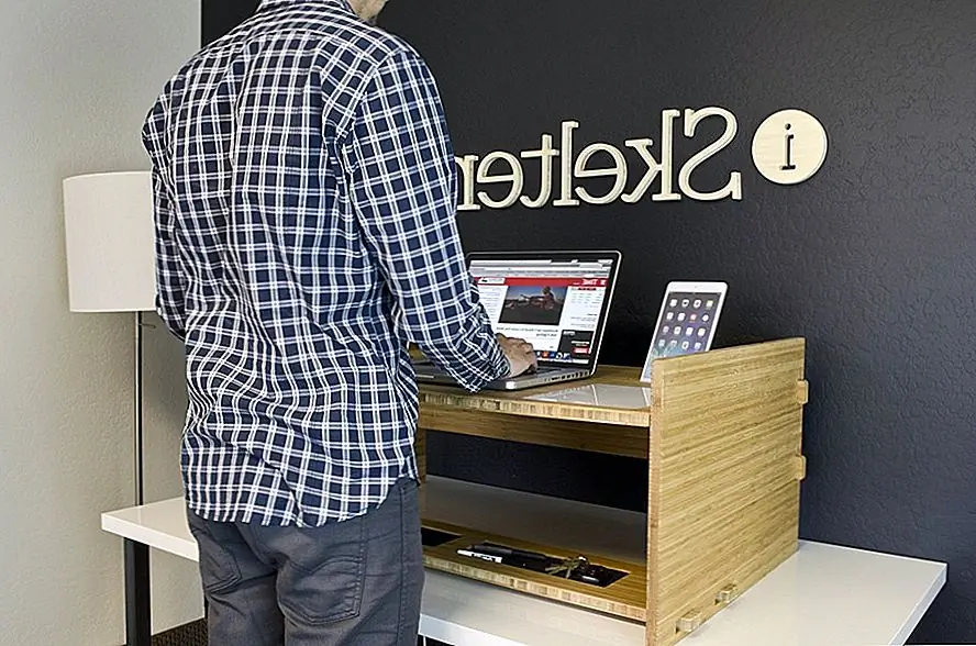 Регулируемый деревянный стол для улучшения осанки и эффективности: LIFT