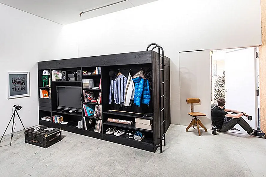 Компактная жилая куба Многофункциональная мебель и хранение