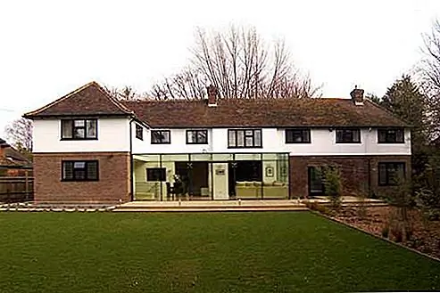 Harpenden House, прекрасное расширение для стекла