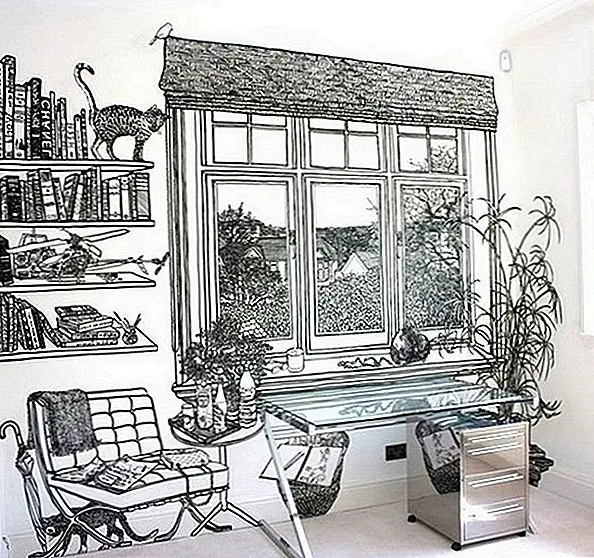 Невероятные черно-белые руки, нарисованные иллюзиями Шарлотты Манн