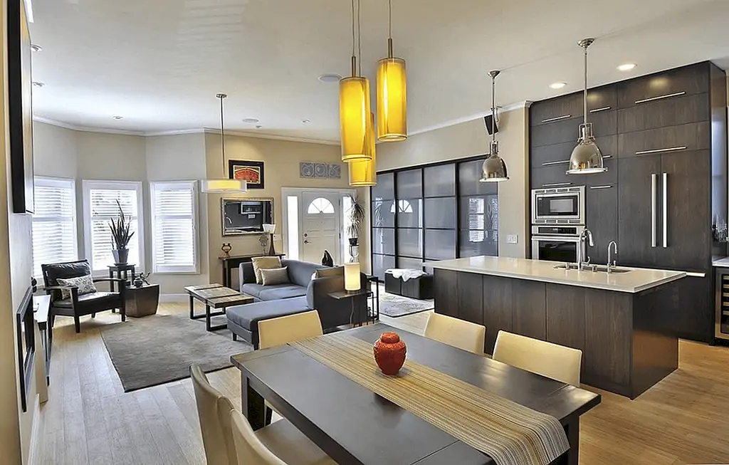 Сохраняйте свой стиль дизайна во всем пространстве. Источник изображения: Klopf Architecture