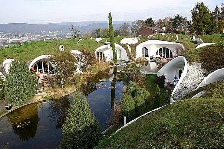 Альтернатива одному дому в форме фэнтезийных домов Земли