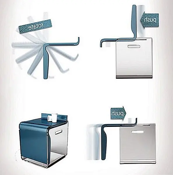 Стул в основном состоит из двух блоков. Есть квадратный блок, который также служит основой для стула. Другой - это сам стул, который в основном представляет собой простую изогнутую деталь, которая может быть удалена, повернута и вставлена обратно. Таким образом, вы можете превратить кресло в кресло или в ящик для хранения. Боксерские стулья были разработаны Младеном Милошевичем и Вук Драговичем, и они приходят либо в полном черном, либо в сочетании серого и бирюзового. Они - отличная штука не только для небольших домов, но и для любого типа дома, поскольку они оба шикарны и функциональны. {Found on yanko}