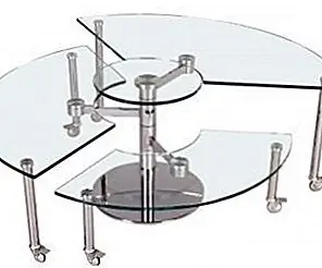 Загадочный стеклянный журнальный столик