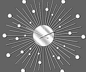 Футуристические часы настенной галактики