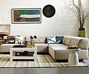 Туфтовый модульный диван