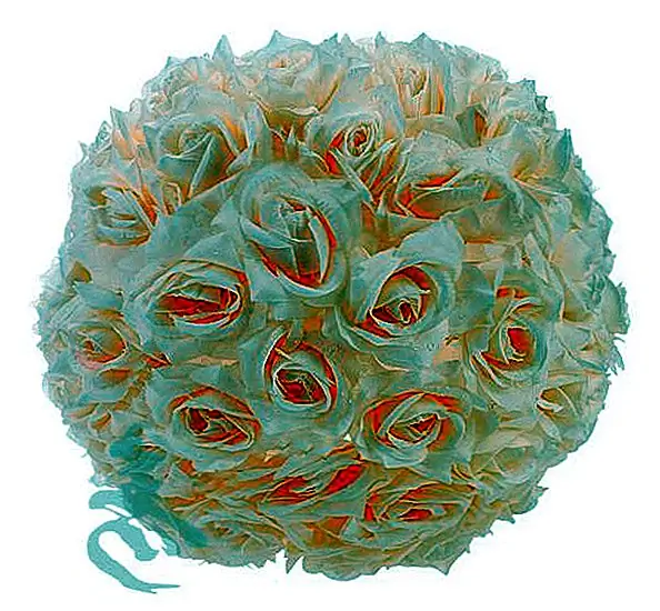 Фонарь из розового цветка