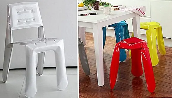 Безопасная и приятная надувная стальная мебель от Oskar Zieta