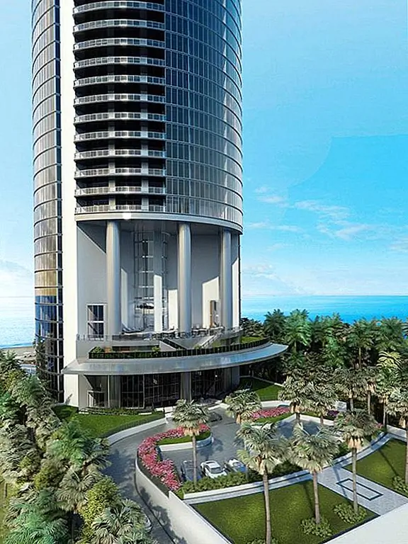 Майами 60-этажная дизайнерская башня Porsche с тремя лифтами автомобилей