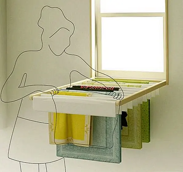 Это очень удобное решение, особенно для небольших домов, где площадь застройки часто ограничена. Blindry - многофункциональный элемент, который не занимает лишнее пространство. Он может использоваться как оконная штора во все времена и в качестве тканевой стойки только при необходимости. Умные дизайнеры, стоящие за этой концепцией, получили награду Red Dot. Мало того, что Blindry позволяет вам экономить место, но это также экологически чистая альтернатива обычным ситуациям, используя солнечный свет вместо энергии.