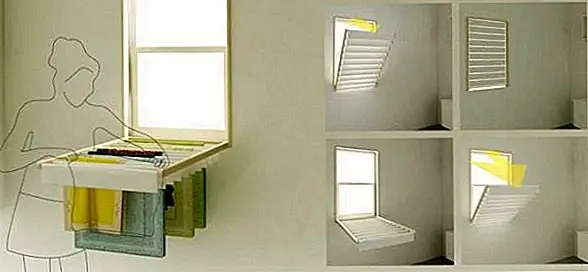 Поверните оконный штор в складную стойку для белья