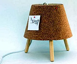 Дублированный светильник из переработанной пробки Studio Ninho