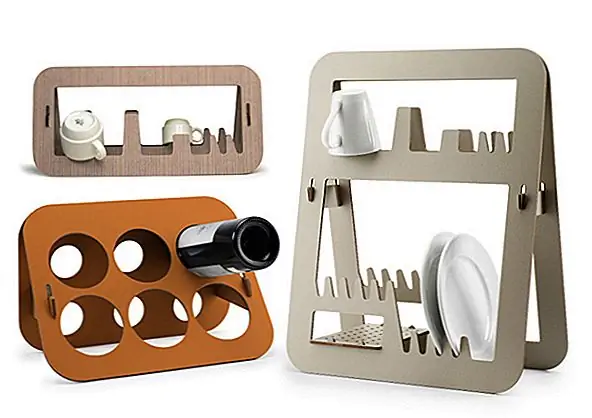 Творческие сушки для сушки посуды и самосушилка