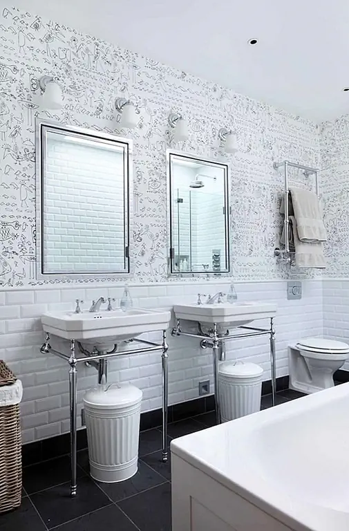 Идите свободно воодушевленные обоими, вдохновленными каракулями. Изображение: Turner Pocock Дизайн интерьера