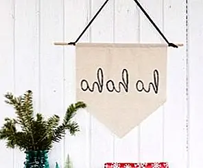 Простой праздничный баннер DIY