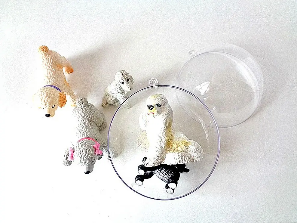 Шаг 1. Разделите две стороны вашего прозрачного орнаментального шара и очистите обе половины. (Причина, по которой мы это делаем, - убедиться, что в вашем орнаменте нет пыли или мелких частиц.)