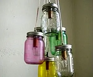 Как модернизировать банки Мейсона в люстру