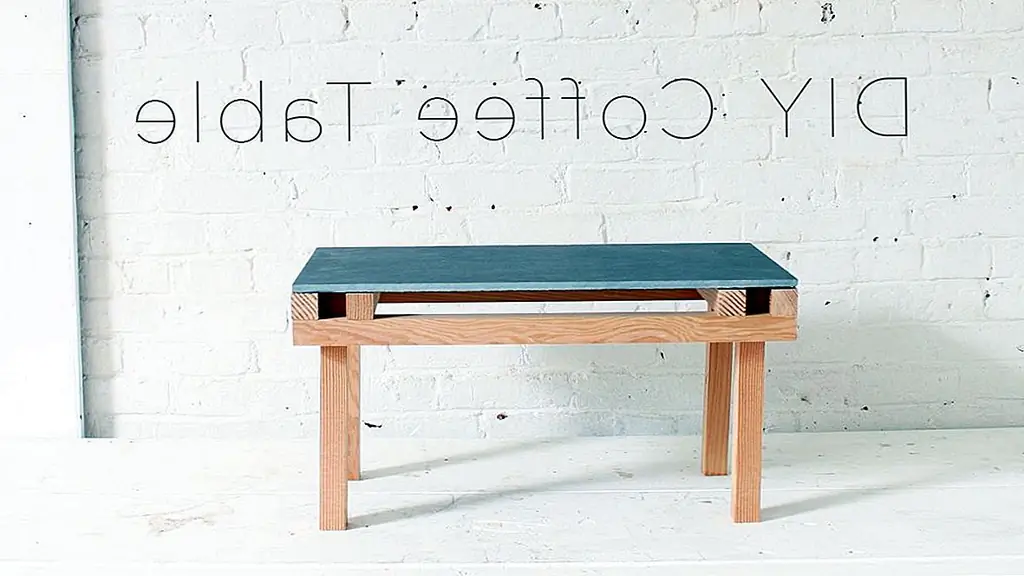 Быстрый и стильный журнальный столик DIY