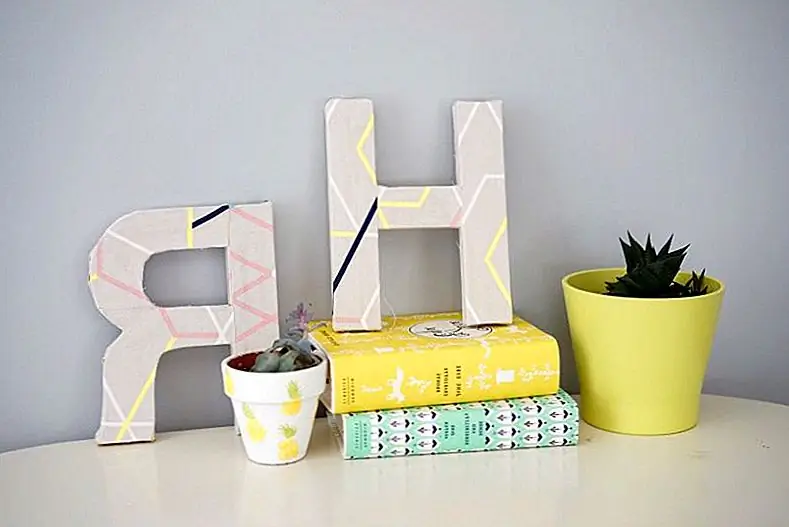 Цветные яркие письма