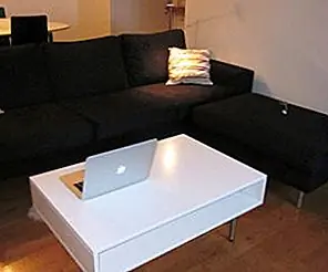 Минималистский и современный журнальный столик DIY