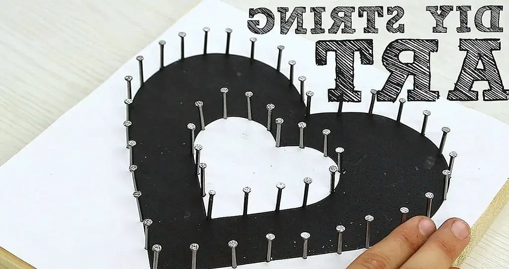 Сделай сам Струнный рисунок