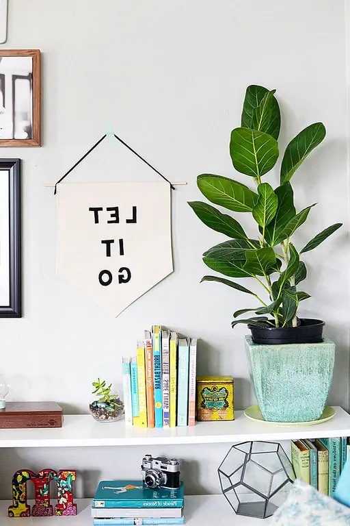 DIY баннер с вашей любимой вдохновляющей фразой