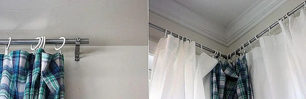 Электрические кабельные занавески DIY имеют то преимущество, что они очень практичны, прочны и дешевы. Тем не менее, они, как правило, дают пространству определенный промышленный облик, который не всегда соответствует желаемому результату. Конечно, есть много случаев, когда эта деталь не очень актуальна. Проверьте эти шикарные занавески, представленные на ателье. Их легко сделать, и все, что вам нужно, это электрический кабель, кронштейны карнизов, краска для распыления и дополнительные элементы, которые вы можете найти в учебнике.
