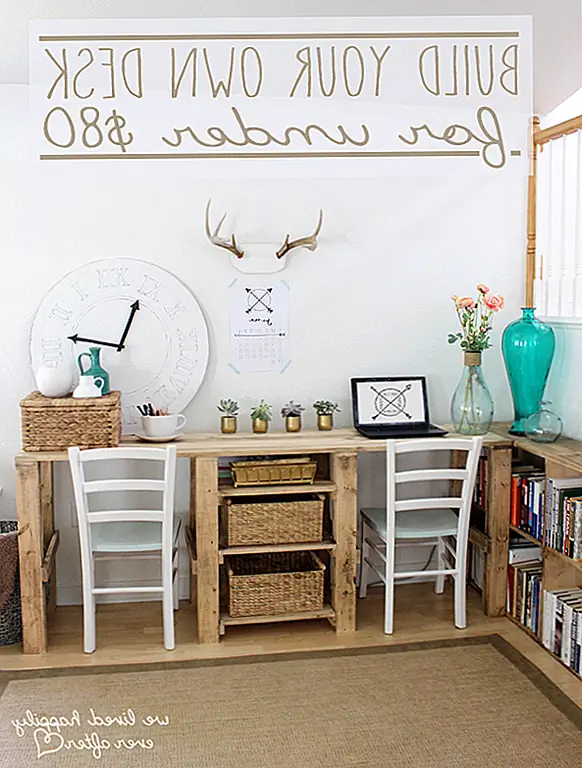 DIY Desk Designs, которые вы можете настроить, чтобы соответствовать вашему стилю