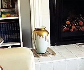 DIY Paint Drip & Milk Glass Vase