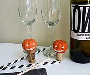 Джек О'Лантерн Винный пробник Сделай сам проект для Хэллоуина