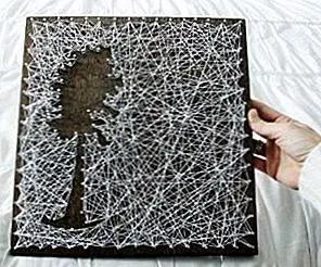 DIY Персонализированное строковое искусство - Дерево
