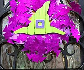 Хэллоуин передняя дверь венок