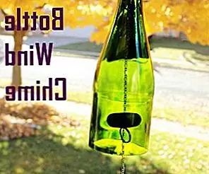 DIY Стеклянная бутылка Wind Chime