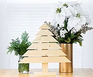 Сделай сам деревенский и современный деревянный Рождественская елка