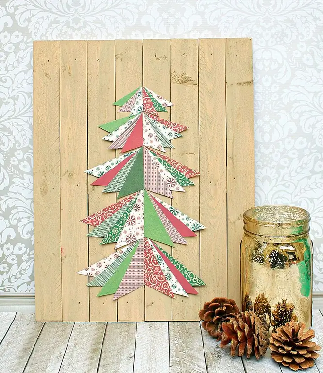 Бумага с рисунком Рождественская елка