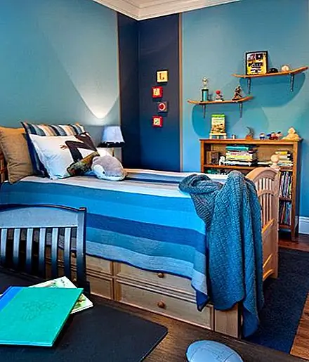 Тем не менее, столь же универсальным, как эти элементы, может быть одна область дома, где они подходят лучше, чем где-либо еще. Мы говорим о комнатах для детей. Окружающая среда здесь игривая и забавная, и это позволяет полкам скейтборда легко вписаться.