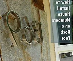 Как смонтировать современные номера дома на скале