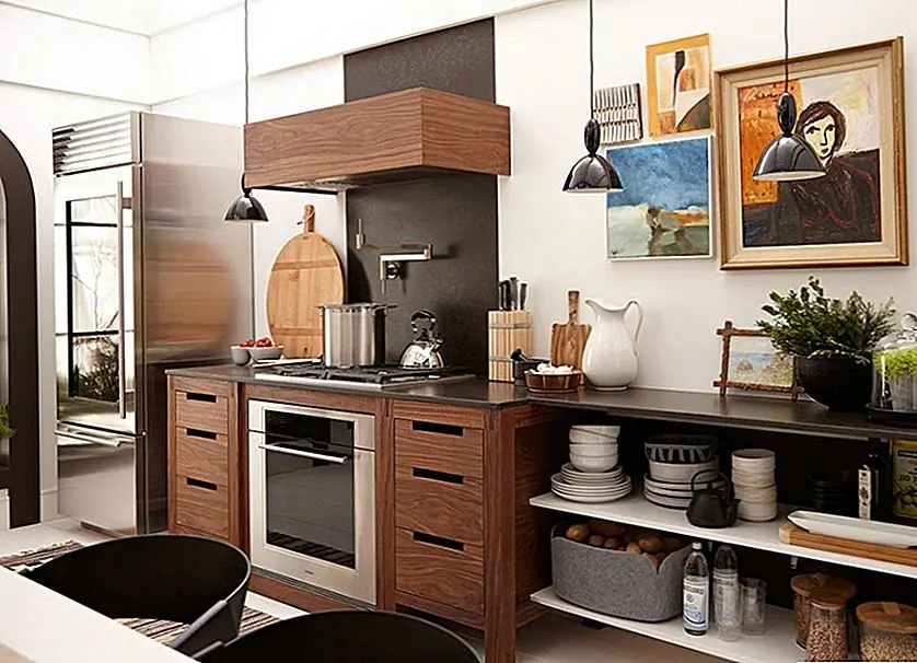 Скандинавские дома имеют характер и живое чувство. Источник изображения: кухонный дизайнер