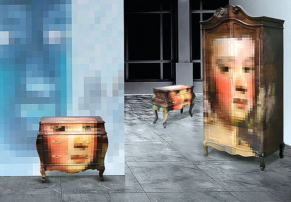 Нетрадиционная мебель для пикселов, добавляющая интригу в современные номера