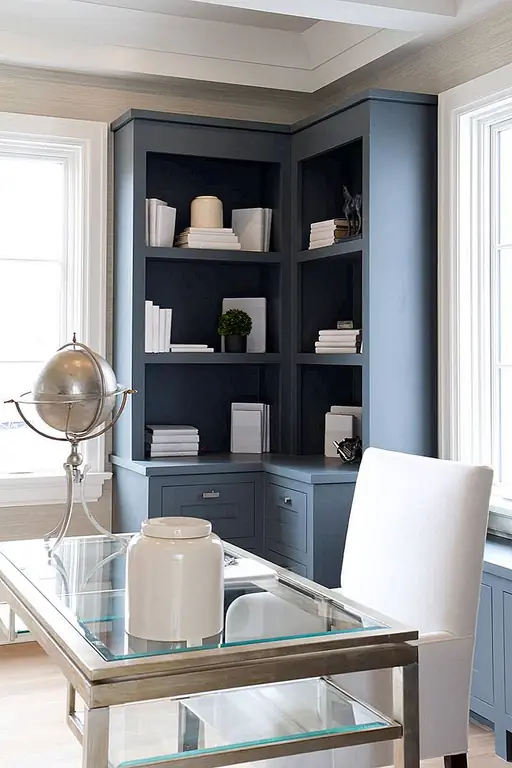 Вы озадачиваете, как добавить больше места в свой офис? Заполните эти углы! Со встроенной книжной полкой в шкафу вы можете хранить все файлы и ноутбуки и информацию, в которой вы нуждаетесь, в стильном экономичном месте. Это не лучше.